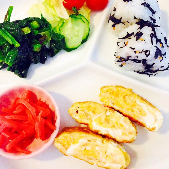 ワンプレートでパパの朝ごはん ひじきおにぎり レシピ 作り方 By Toytoy Saori05 楽天レシピ ワンプレートでパパの朝ごはん ひじきおにぎり レシピ 作り方 By Toytoy Saori05 楽天レシピ